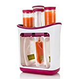 Leyeet Fresh Squeezed Squeeze Station, Baby Food Squeeze Station with 10PCS Replacement Storage Bags for Homemade Baby Food