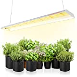 SPIDER FARMER SF-600 LED Grow Light 2x4 ft Coverage Sunlike Full Spectrum Plant Growing Lamp for Indoor Plants Hydroponics Seeding Veg Flower Energy Saving & High Efficiency Grow Lights 384 Diodes