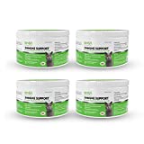 Tomlyn Immune Support Daily L-Lysine Supplement, Fish-Flavored Lysine Powder for Cats and Kittens, 4 pack