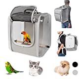 YUDODO Pet Cat Backpack Carrier Airline Approved Carriers Foldable Pet Dog Cat Backpack for Traveling Multi Function Pet Backpack for Bird Dog Cat