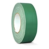 T.R.U. CGT-80 Green Gaffers Stage Tape with Rubber Adhesive, 2 in. Wide x 60 Yards Length, 12MIL Thickness (Pack of 1)