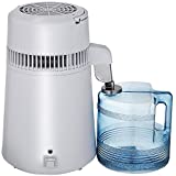 Mophorn Pure Water Distiller 750W, Purifier Filter Fully Upgraded with Handle 1.1 Gal /4L, BPA Free Container, Perfect for Home Use, White