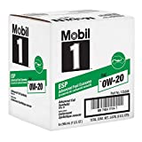 Mobil 1 ESP X2 Full Synthetic Motor Oil 0W-20, 1 Quart, Case of 6