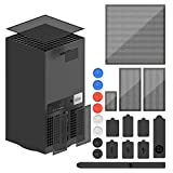 Dust Filter Cover for Xbox Series X with Rubber Dust Plugs, Top Case Vent Dust Proof Filter Cover, Silicone Dust Plugs and Thump Grip Caps for Xbox Series X - 2 Pack Sets