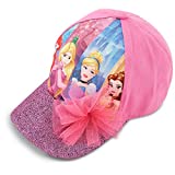 Disney Little Girls Princess Characters Cotton Baseball Cap, Pink, Age 4-7