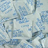 SOHLER 5 Gram Pack of 50 Silica Gel Desiccant Packets Drying Agent Moisture Absorber Dehumidifiers (Ship from USA)