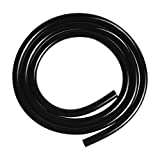 QuQuyi 3/4" ID x 1" OD Silicone Vacuum Tubing Hose Black High Temperature Food Grade Pure Silicon Tube Air Hose Water Pipe for Pump Transfer, 3.28ft Length