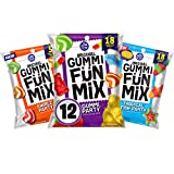 Original Gummi Fun Mix Gummy Candy Snacks Pack, Variety: Gummi, Tropical Fish, Swirl'z Party, 5 oz Pack of 12