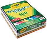 Crayola 500 Sheets 250 White Sheets Plus 250 Colored - 25 of Each Color 10 Colors Construction Paper