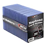 BCW 1-TLCH-100 3X4 Topload Card Holder - Standard