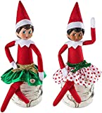 The Elf on the Shelf Party Skirt Set - 2 Holiday Skirt Combo - Dress Up Your Girl Elf for Holiday Parties