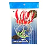 Sand Dab Rigs #C 12-Hook Glow in Dark Two Packs Item # 498