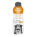 TropiClean Perfect Fur Dog Shampoo for Shedding Control & Deep Conditioning for Breeds with Thick Double Coats, 16 Ounce