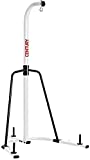 Century Heavy Bag Stand | One Size | White & Black | 3" Tubular Steel | Durable | Includes Weight Pegs for Stability | Holds up to 100lbs | 84.25 x 48W