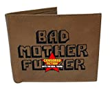 BMF Embroidered Genuine Leather Wallet Brown Authentic