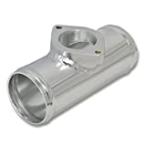 DNA MOTORING FP-G250 2.5" Turbo Blow Off Valve Flange Adapter Pipe For Type-S RS Bov White