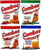 Combos Classic Variety Pack of 4  Cheddar Cheese Cracker and Pretzel, Pepperoni Cracker and Pizzeria Pretzel (6.3 Ounce Each)