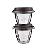 Vitamix Ascent Series Blending Bowls, Two 8 oz. with SELF-DETECT, Clear - 66192 - (Does not include Base Blade)