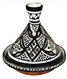 Moroccan Handmade Serving Tagine Exquisite Ceramic With Vivid colors Original 8 inches Across