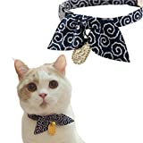 NECO ICHI CATS FIRST Necoichi Ninja Cat Collar (Navy)