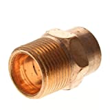 PROCURU 2-Inch Copper Male Adapter C x M (Sweat x MNPT), NSF Lead Free Certified (2", 1-Pack)