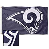 WinCraft Los Angeles Rams Blue and White Embroidered Nylon Flag