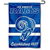 WinCraft Rams Throwback Retro Vintage Garden Flag Double Sided Banner