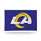 NFL Los Angeles Rams 3-Foot by 5-Foot Single Sided Banner Flag with Grommets