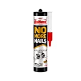 UniBond 1963632 No More Nails Invisible, Heavy-Duty Clear Glue, Strong Glue for Wood, Ceramic, Metal & More, Instant Grab Mounting Adhesive, 1 x 285g Cartridge