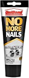 UniBond No More Nails Invisible, Heavy-Duty Clear Glue, Strong Glue for Wood, Ceramic, Metal and More, Instant Grab Mounting Adhesive, 1 x 184g Tube