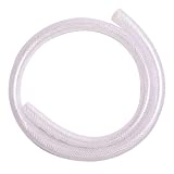 QuQuyi 1" ID x 1-3/16" OD Soft Braided PVC Tubing, Clear Flexible PVC Tube Vinyl Hose Water Oil Winter antifreeze & Soft for Four Seasons (3.3Ft length)