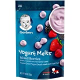 Gerber Baby Snacks Yogurt Melts, Mixed Berries, 1 Ounce (Pack of 7)