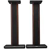 Edifier S2000MKIII Speaker Stands 25.7 inch Heavy Duty Hollowed Stands for Optional Sand Filling Tuning-Wood Grain Easy Assembly for Home Theater - Pair