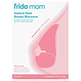 Frida Mom Instant Heat Reusable Breast Warmers - Reusable Click-to-Heat Relief in an Instant for Nursing + Pumping Moms - 2 Sets - 2 Small + 2 Large Heat Packs
