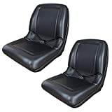 TRAC SEATS (2 Seats) Two Black High Back Seats for Artic Cat Prowler 550 650 700 1000 (1506-925) UTV Utility Vehicle (Same Day Shipping)