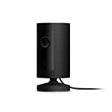 Ring Indoor Cam, Compact Plug-In HD security camera with two-way talk, Works with Alexa - Black