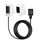 Ayotu Camera Charge Cable Compatible with Stick Up Cam Battery/Plug-in 3rd Gen/2nd Gen & Spotlight Cam Battery,5V 1A DC Power Adapter Continuous Charging,Weatherproof(NO Camera),Black(16 ft/ 5 m)