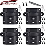 SPEEDWOW Bed Tie Down Anchors Brackets Box Link with Plates Compatible with 2015-2021 F150 F250 F350 FL3Z99000A64B FL3Z-9928408-AB