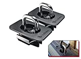 Bull Ring 4025 Retractable Truck Bed Tie Down Anchors for 2015+ F150, 2017+ Super Duty (1 Pair)