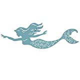 Hobby Lobby Nautical Blue Mermaid Metal Wall Home Decor With Detailed Cutouts