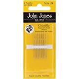 John James Chenille Hand Needles-Size 24 6/Pkg -JJ188-24