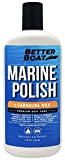 Boat Wax and Marine Polish with Carnauba Wax for High Gloss Gel Coat Restorer and Boat Cleaner for Fiberglass Metal Painted Surfaces Marine Wax for Boats RV Wax and Cars and UV Boat Wash Restoration