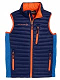 Free-Country Boy's Ultra Lightweight Down Tech Vest (Navy, Large)