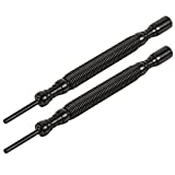 ARES 10063-2 Pack Hinge Pin Remover Punch - CNC-Precision Machined - Anti-Corrosion Black Oxide Finish - 5000 PSI Striking Force