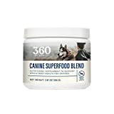 360 Pet Nutrition Canine Superfood Blend, Beef Flavored Meal Topper to Support Whole Body Health, 30 Servings