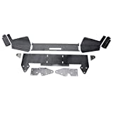 ECOTRIC DIY Front Bumper Bare Metal Kit Compatible With1984-2001 Jeep Cherokee XJ Winch Mount Plate
