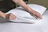 Four Seasons Essentials Waterproof King Pillow Protectors (Set of 4) – Zippered Allergy Pillow Cover Dust Proof Encasement
