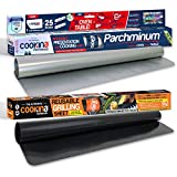 Cookina Barbecue & Parchminium Non-Stick Grilling and Cooking Sheet Combo Pack