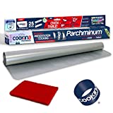 COOKINA Parchminum Reusable Presentation and Cooking Mat - 100% Non-Stick, Easy to Clean Cooking Sheet for Gas, Electric, Toaster and Convection Ovens