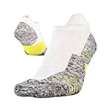 Under Armour Standard Run Cushion No Show Tab Socks, Multipairs, White (1-Pair), Large